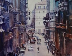 2021-11 Traffic in Roma - Via del Corso